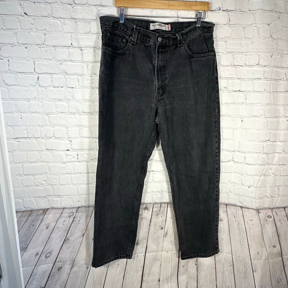 Levi’s Men’s 550 Relaxed Fit Jeans 38 Mens Black L32 Denim